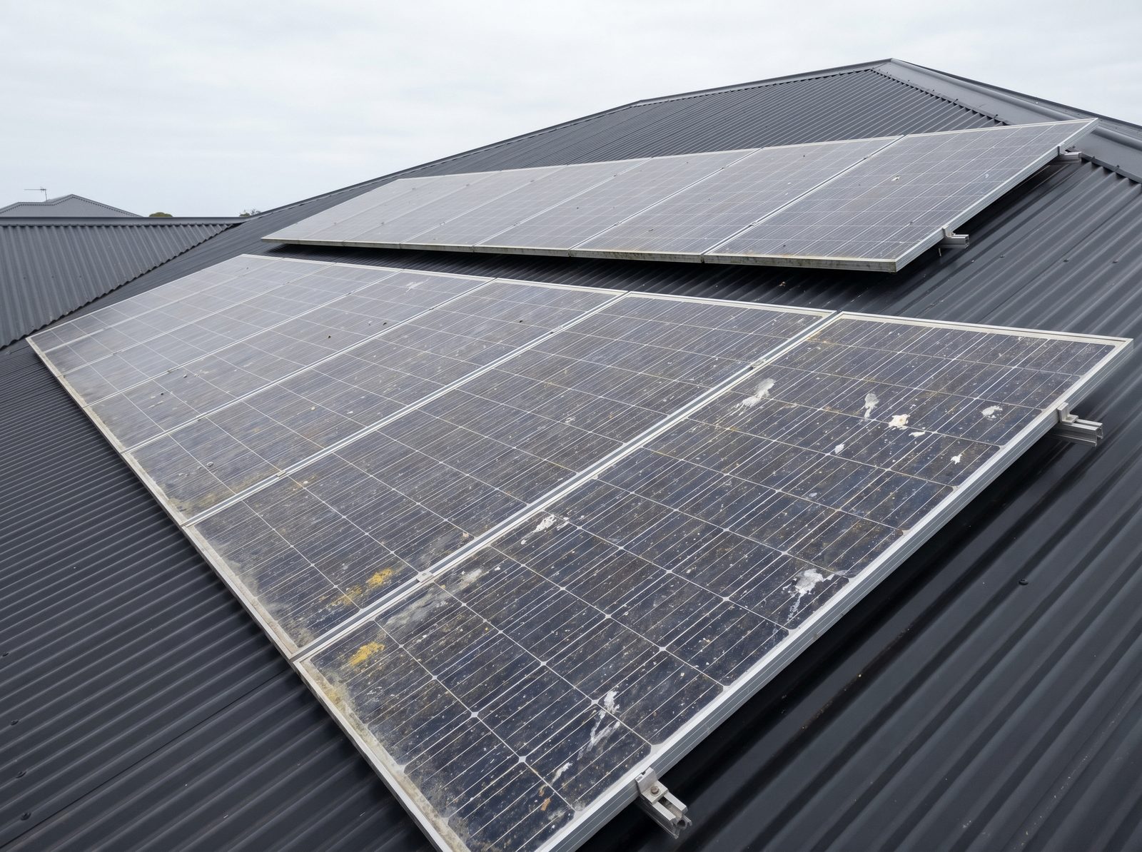 Before: Solar Panel Cleaning